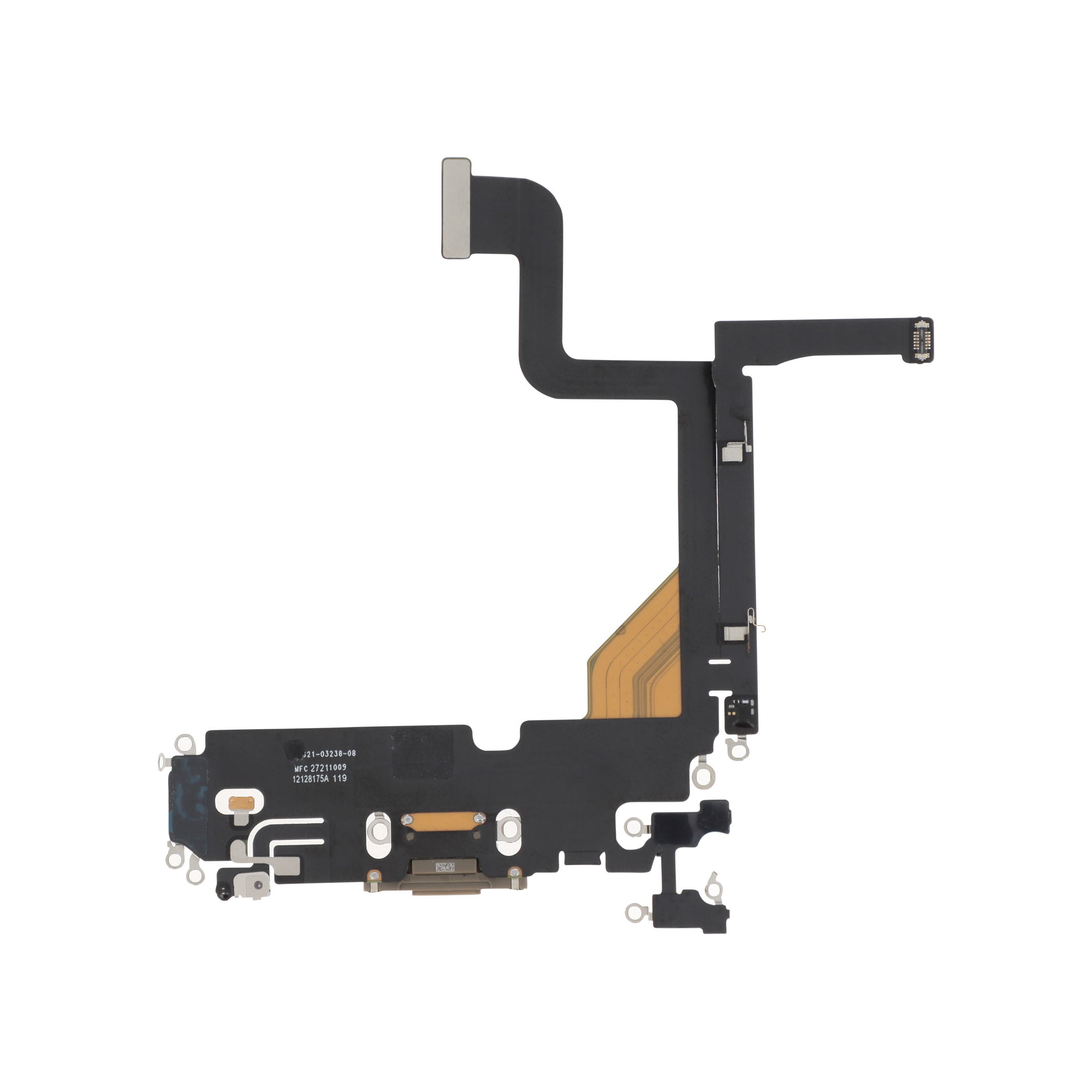 3701344042899-0000 Flex do Conector de Carga Dourado para iPhone 13 Pro - OEM ReLife - Image 1