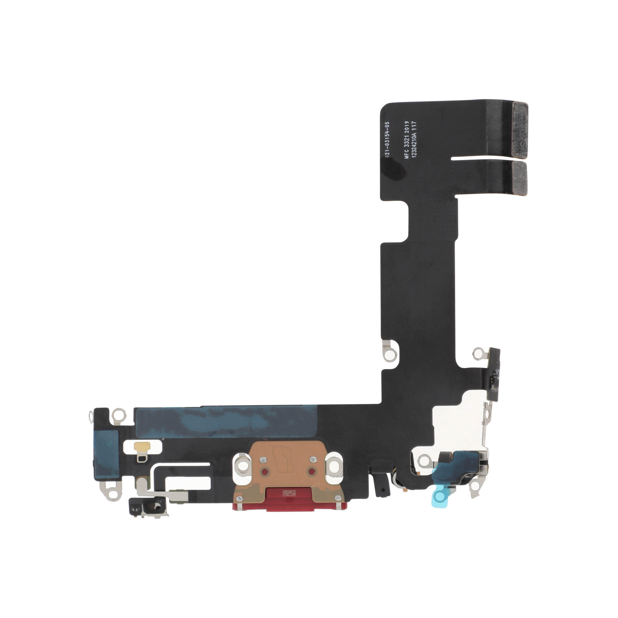 3701344043575-0001_1 Flex do Conector de Carga para iPhone 13 Vermelho - OEM ReLife - Image 1