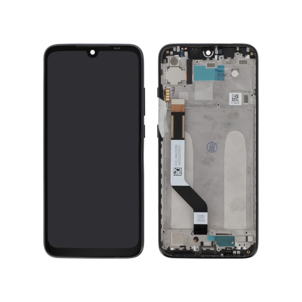Ecrã Display para Xiaomi Redmi Note 7 - Preto (Com Frame)