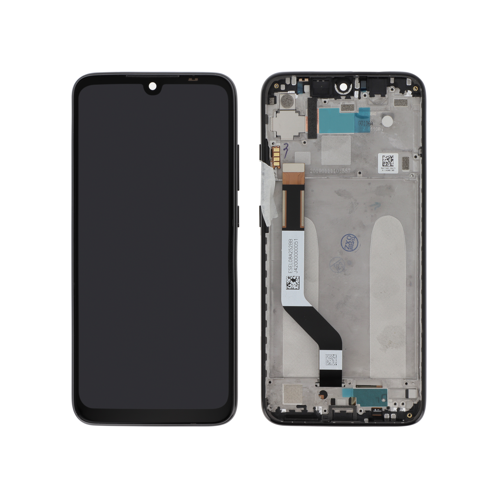 3701344049089-0000 Ecrã Display para Xiaomi Redmi Note 7 - Preto (Com Frame) - Image 1