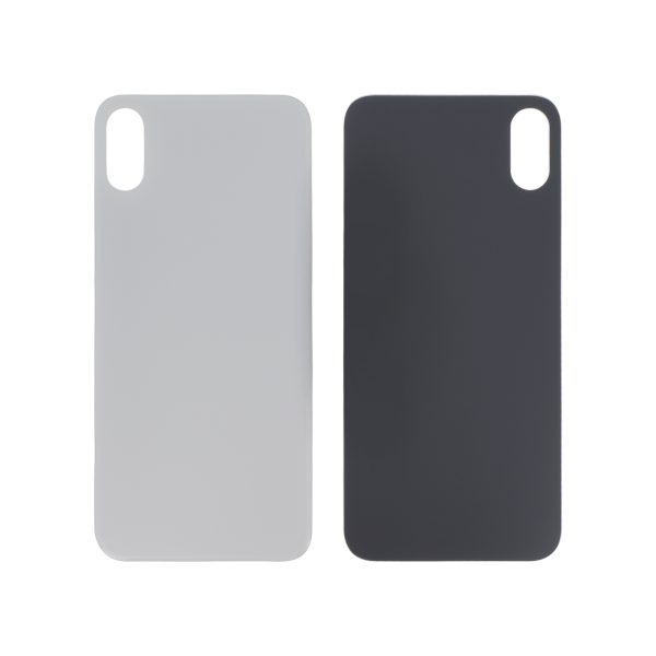 Tampa Traseira para iPhone X Prateada (Orifício Grande, Sem Logótipo)