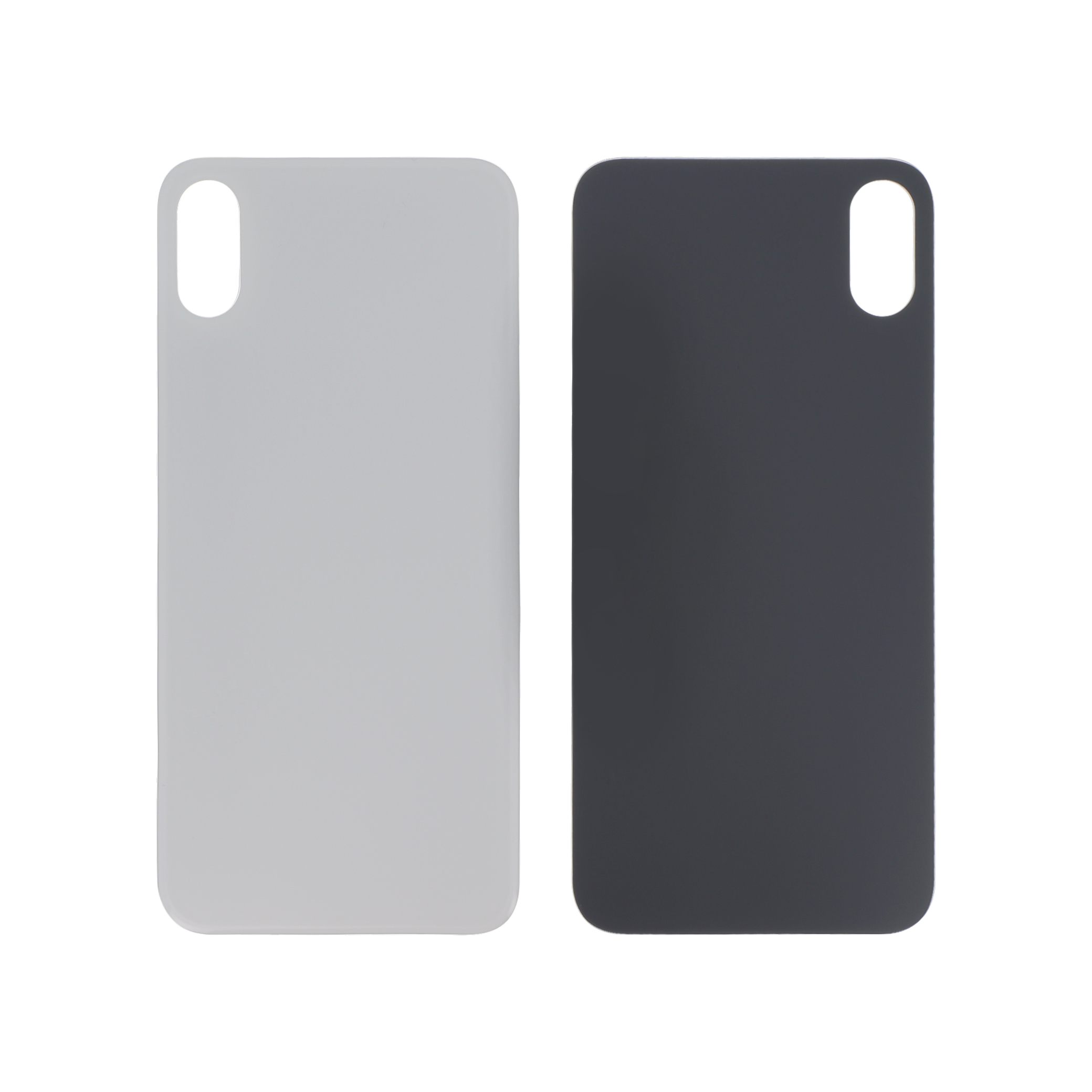3701344052812-0000_1 Tampa Traseira para iPhone X Prateada (Orifício Grande, Sem Logótipo) - Image 1