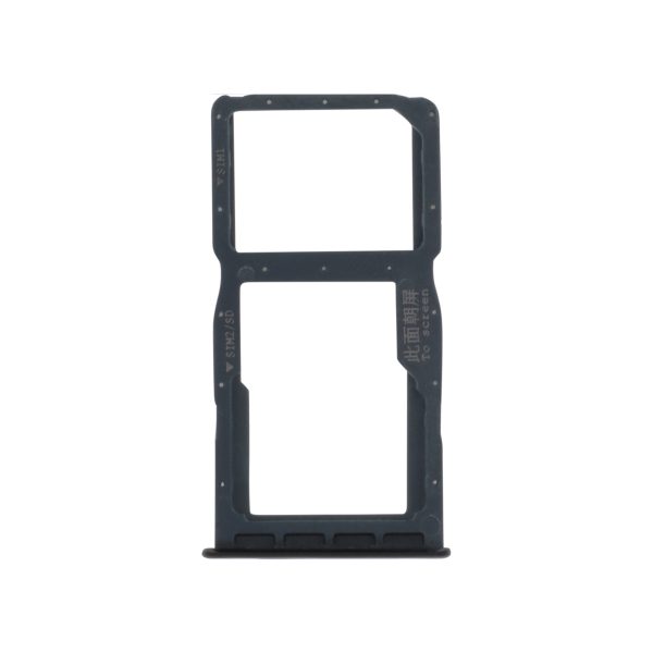 Gaveta do Cartão SIM Preta para Huawei P30 Lite