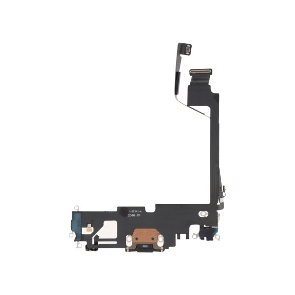 Flex do Conector de Carga Grafite para iPhone 12 Pro Max - OEM ReLife