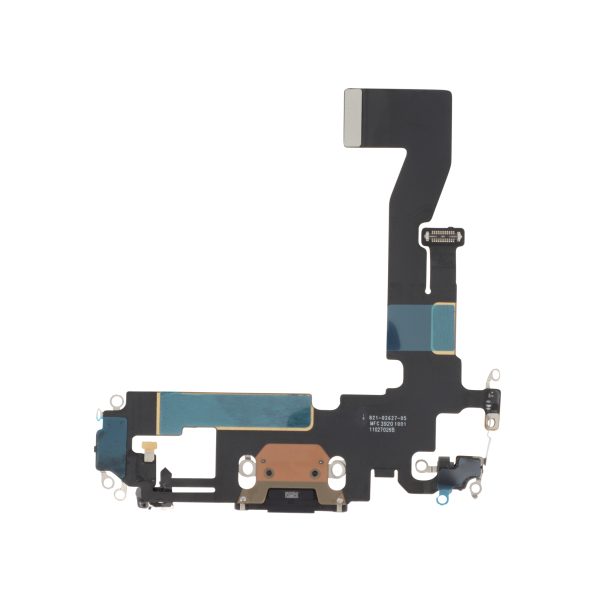 Flex do Conector de Carga Grafite para iPhone 12 / iPhone 12 Pro - OEM ReLife