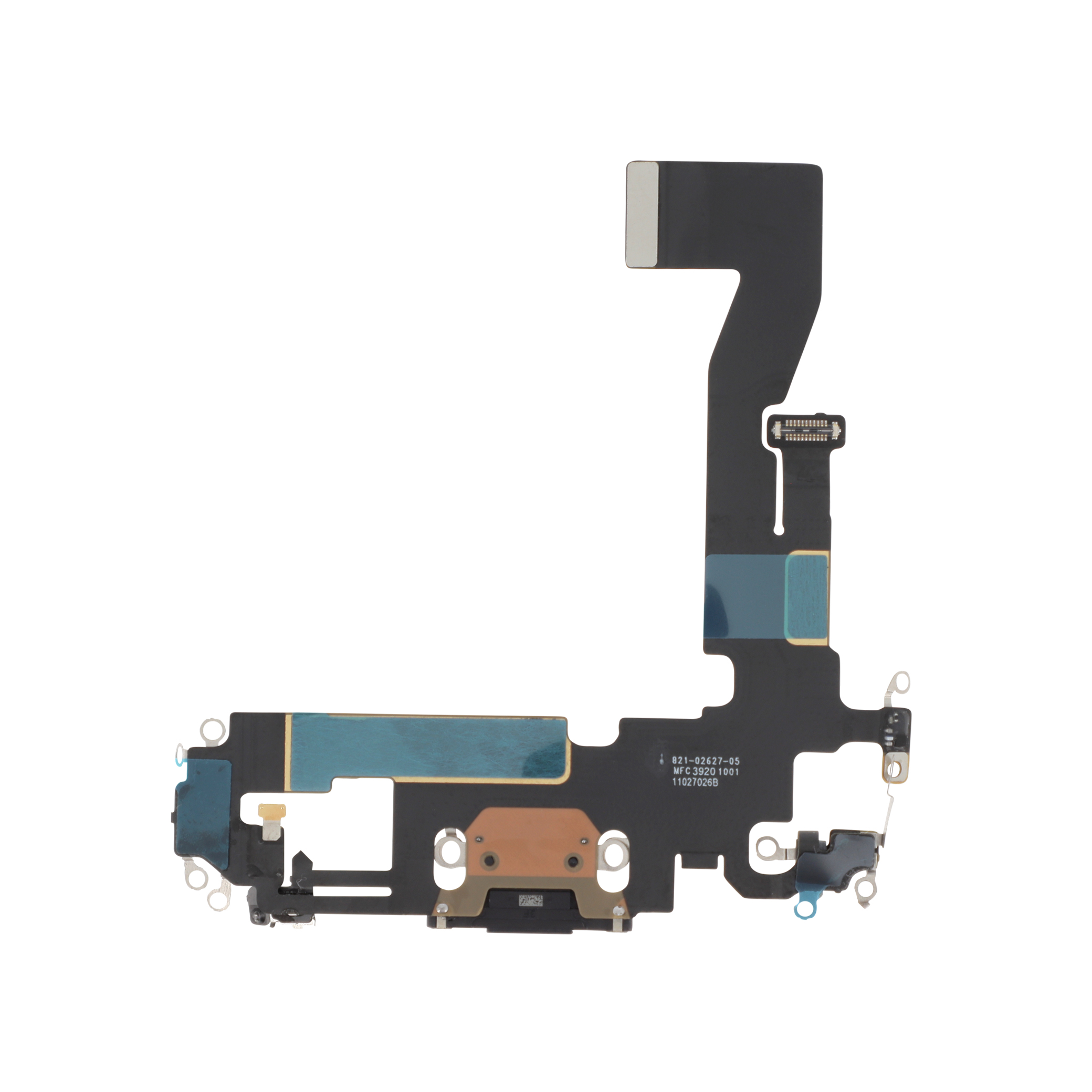 3701344057411-0000 Flex do Conector de Carga Grafite para iPhone 12 / iPhone 12 Pro - OEM ReLife - Image 1