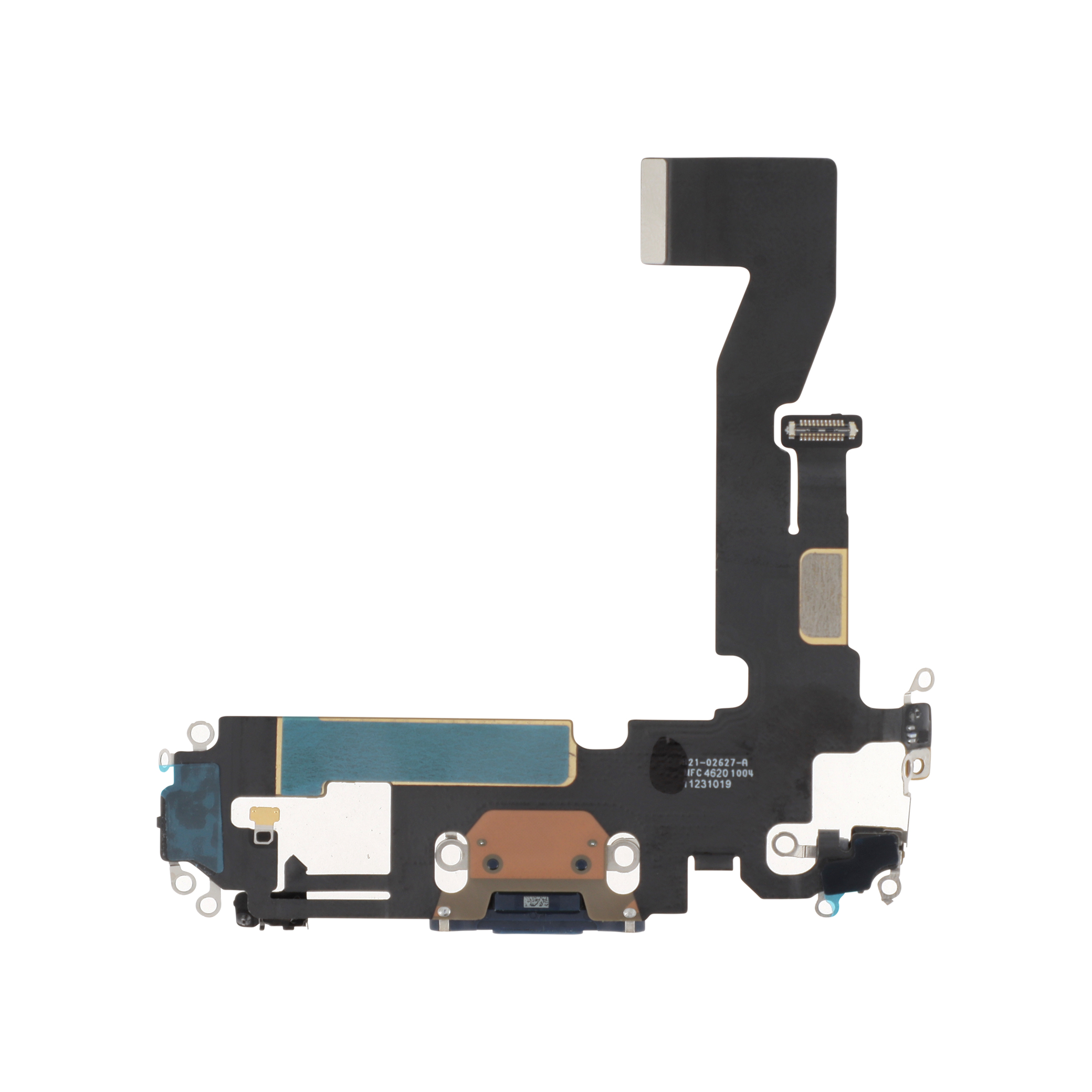 3701344057428-0000 Flex do Conector de Carga Azul para iPhone 12 / iPhone 12 Pro (SKU IP12-CC-Azul) - OEM ReLife - Image 1