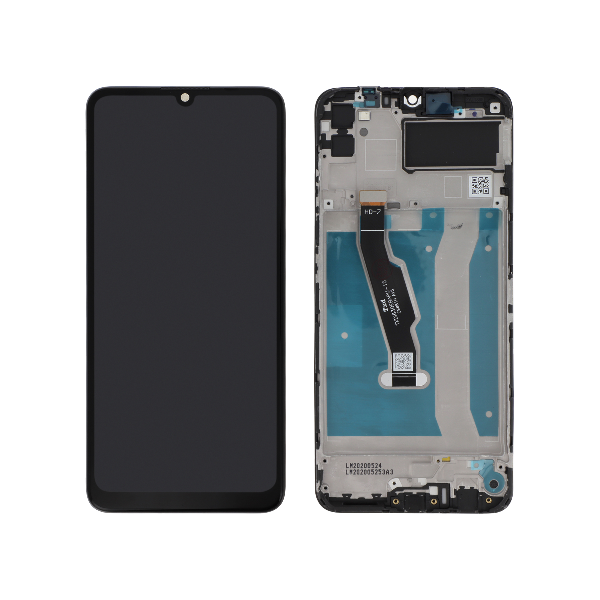 3701344058814-0000 Ecrã Display para Huawei Y6P / Honor 9A (Com Frame) - Image 1