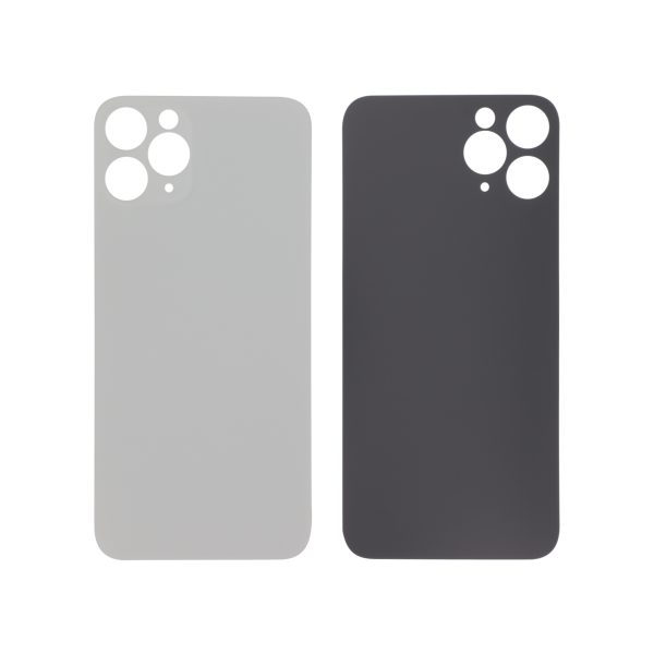 Tampa Traseira para iPhone 11 Pro Prateada (Orifício Grande)