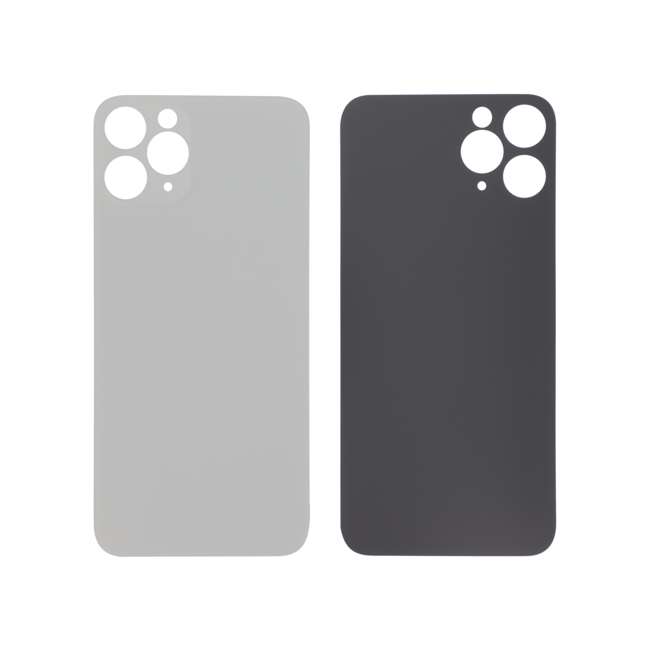 3701344059033-0000 Tampa Traseira para iPhone 11 Pro Prateada (Orifício Grande) - Image 1