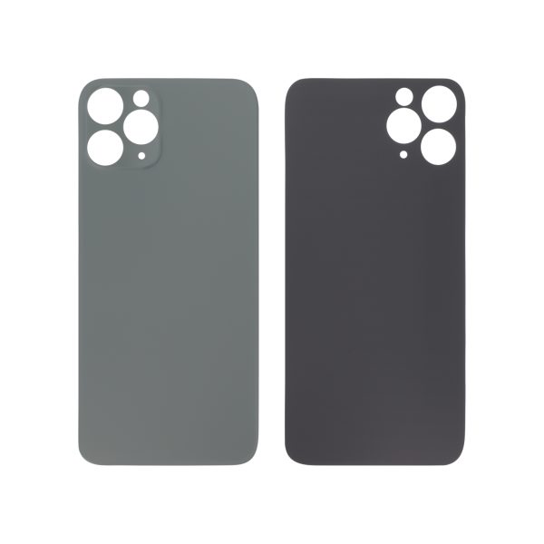 Tampa Traseira para iPhone 11 Pro - Verde (Orifício Grande, Sem Logótipo)