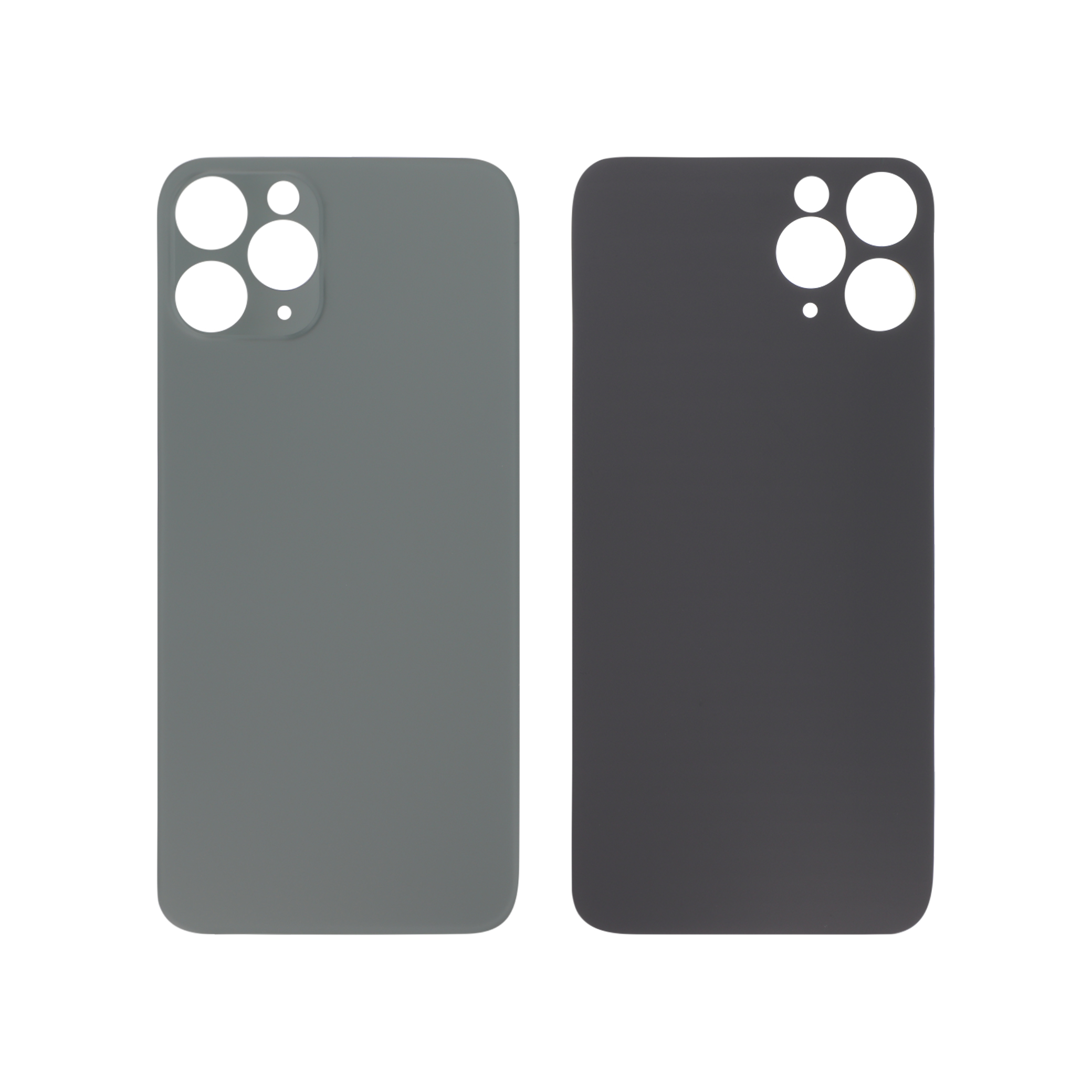 3701344059040-0000 Tampa Traseira para iPhone 11 Pro - Verde (Orifício Grande, Sem Logótipo) - Image 1