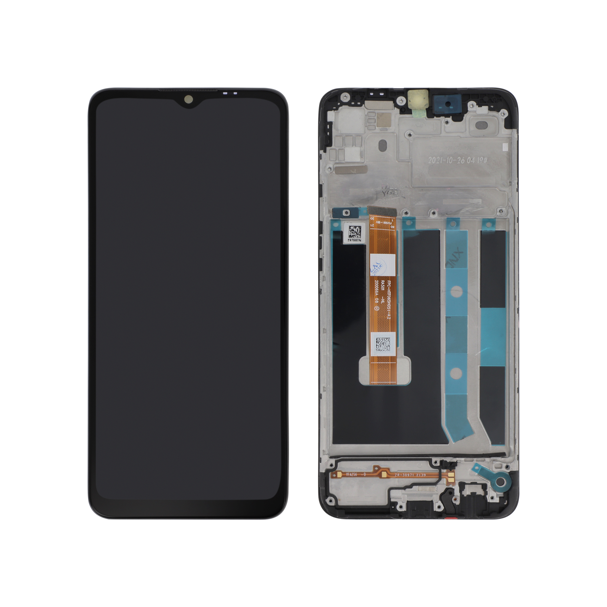 3701344061302-0000 Ecrã Display Preto para Oppo A15 (Com Frame) - Image 1