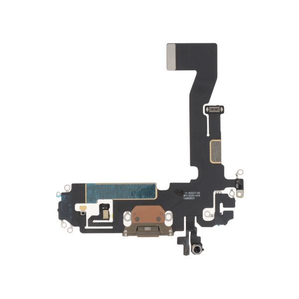 Flex do Conector de Carga para iPhone 12/12 Pro Dourado - OEM ReLife