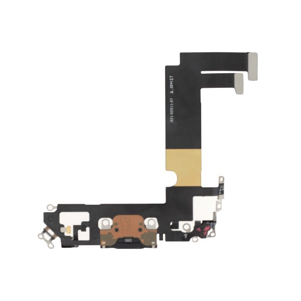 Flex do Conector de Carga Preto para iPhone 12 mini - OEM ReLife