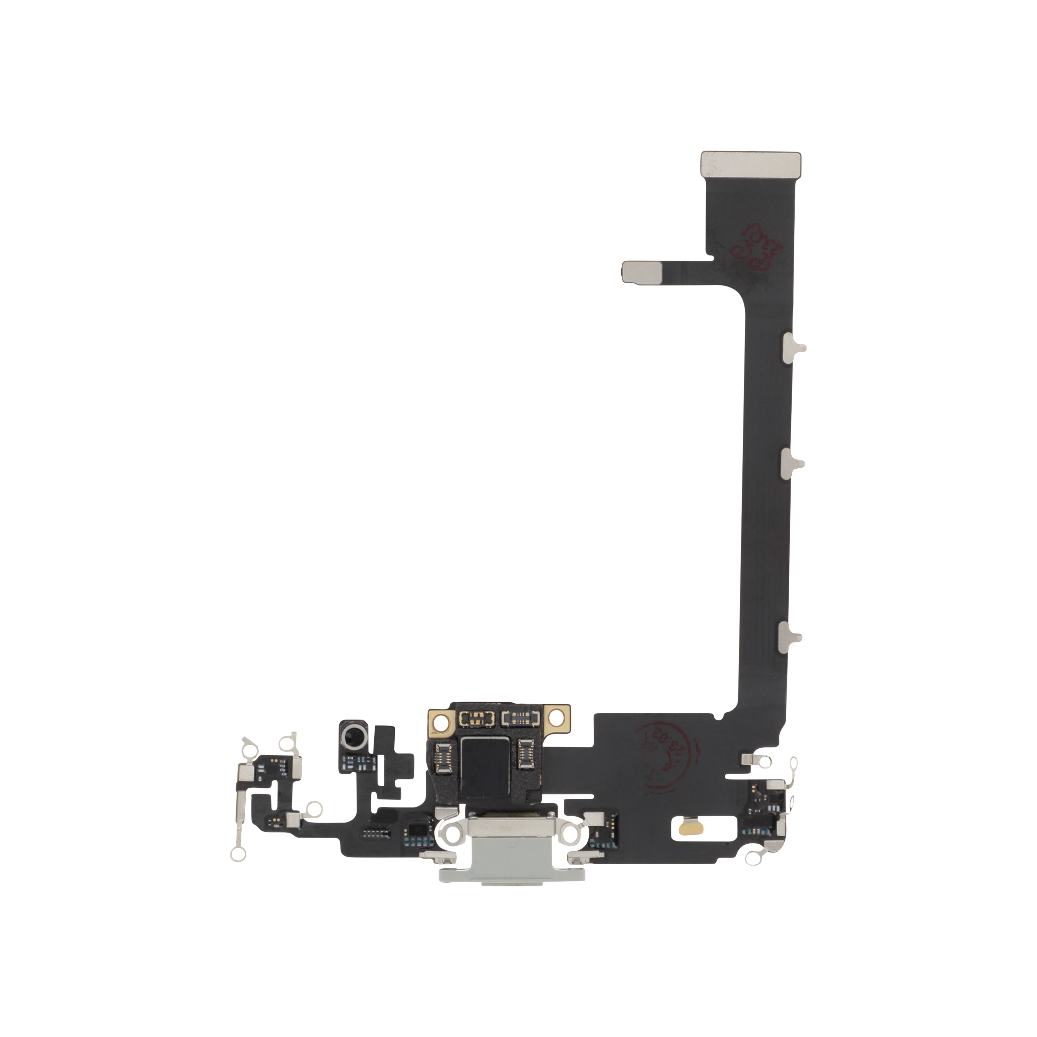 3701344063016-0000aaa_1 Flex do Conector de Carga Branco para iPhone 11 Pro Max - OEM ReLife - Image 1