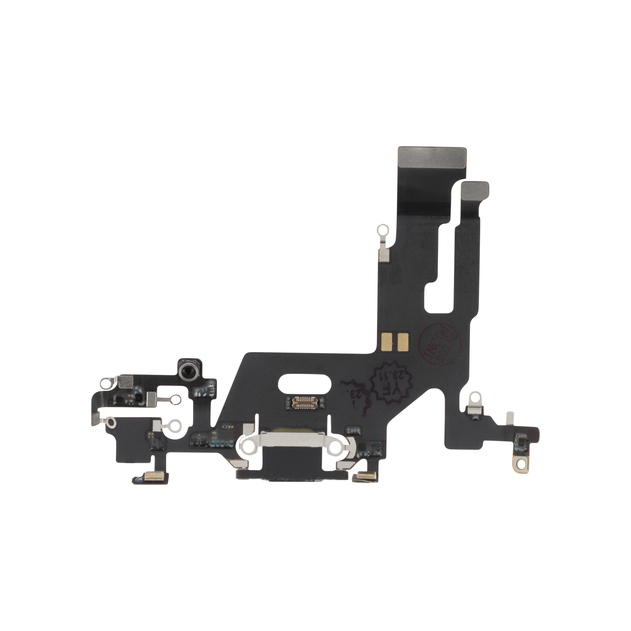 3701344063122-0000 Flex do Conector de Carga Preto para iPhone 11 - OEM ReLife - Image 1