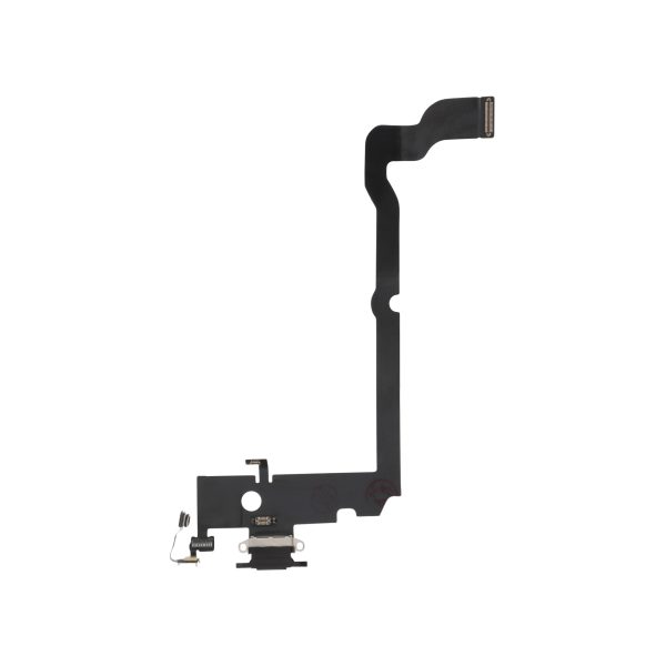 Flex do Conector de Carga para iPhone XS Max Preto - OEM ReLife