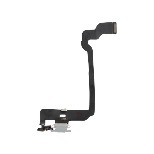 Flex do Conector de Carga Prateado para iPhone XS - OEM ReLife