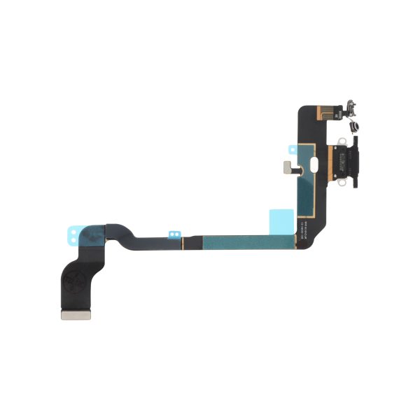 Flex do Conector de Carga para iPhone XS Preto - OEM ReLife