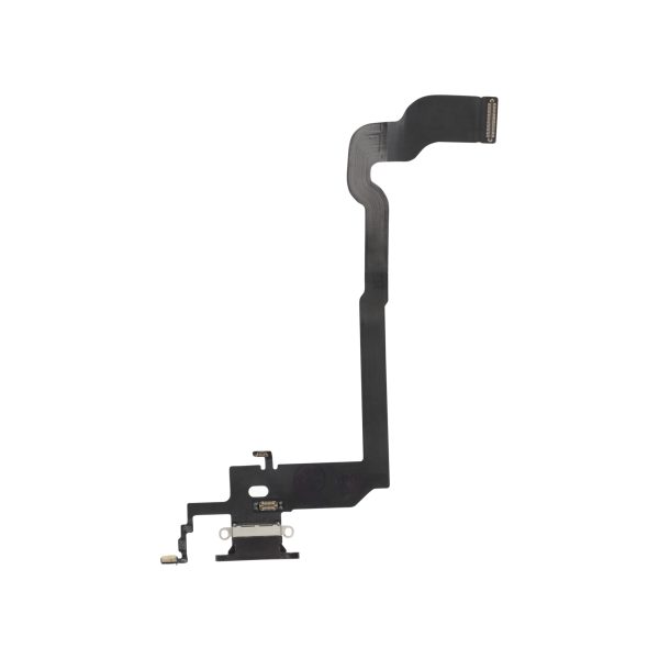 Flex do Conector de Carga para iPhone X Preto - OEM ReLife