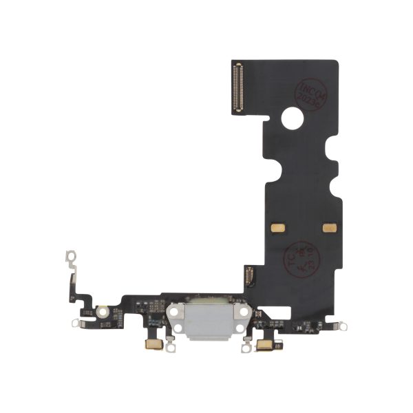 Flex do Conector de Carga Branco para iPhone 8 - OEM ReLife