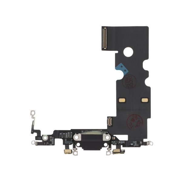 Flex do Conector de Carga Preto para iPhone 8 - OEM ReLife