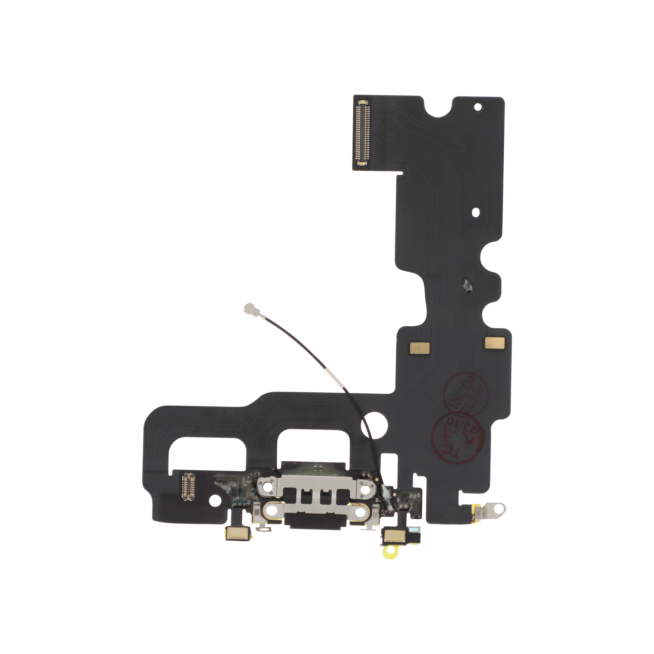3701344063405-0000 Flex do Conector de Carga para iPhone 7 Preto - OEM ReLife - Image 1