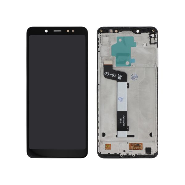 Ecrã Display Preto para Xiaomi Redmi Note 5 (Com Frame) - Compatível