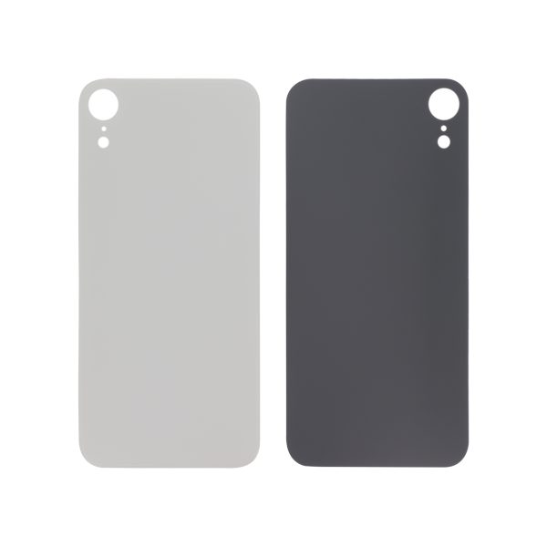 Tampa Traseira para iPhone XR Branca (Orifício Grande)