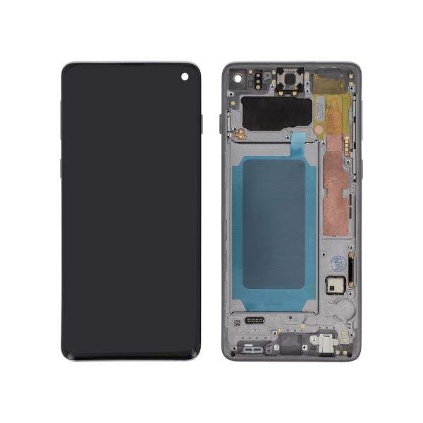 Ecrã Display Preto para Galaxy S10 (G973F) - OEM ReLife