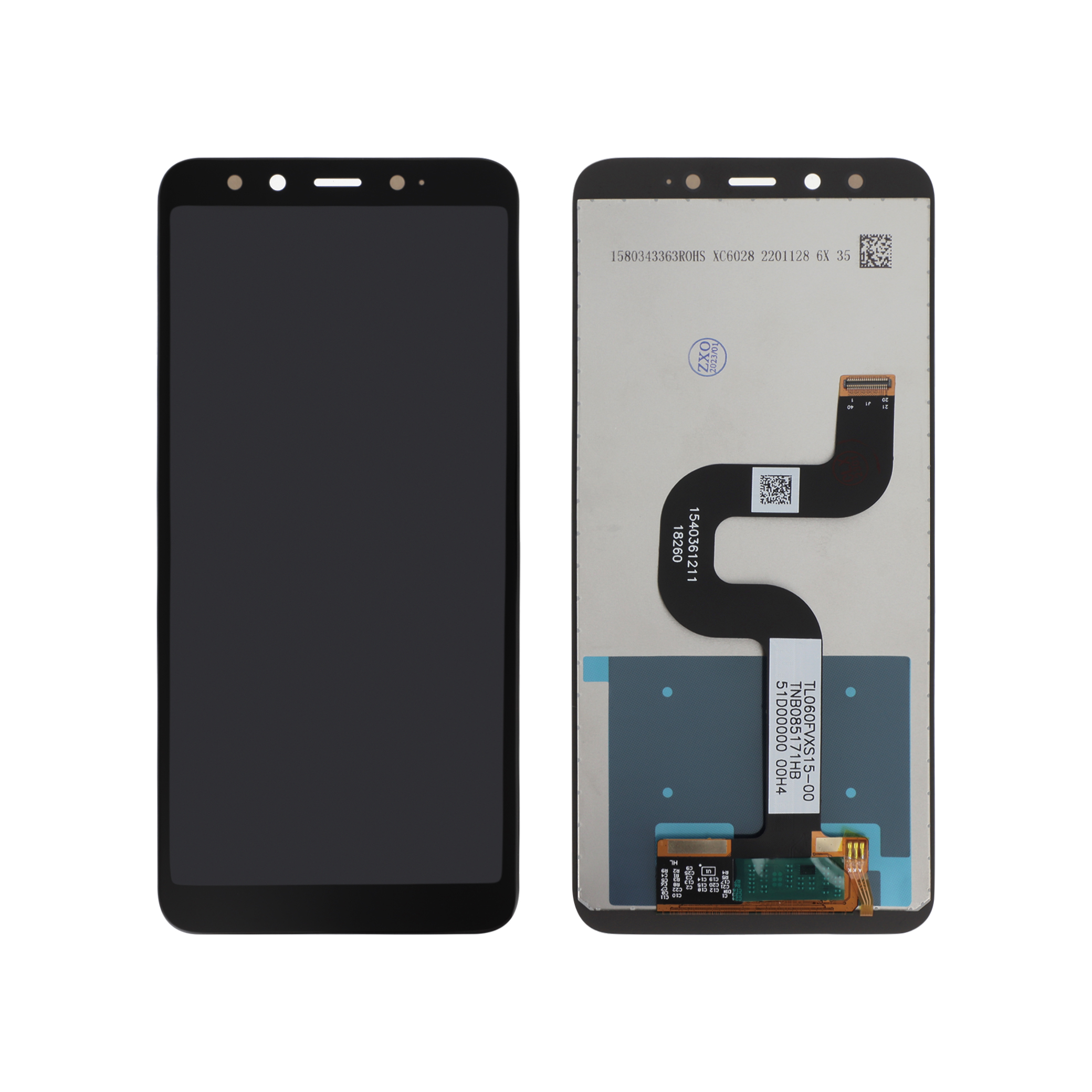 3701344071363-0000 Ecrã Display Preto para Xiaomi Mi A2 - Image 1