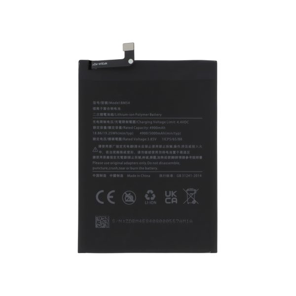 Bateria para Xiaomi Redmi Note 9T BM54