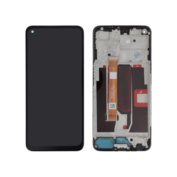 Ecrã Display Preto para Oppo A74/A54 5G (Com Frame)