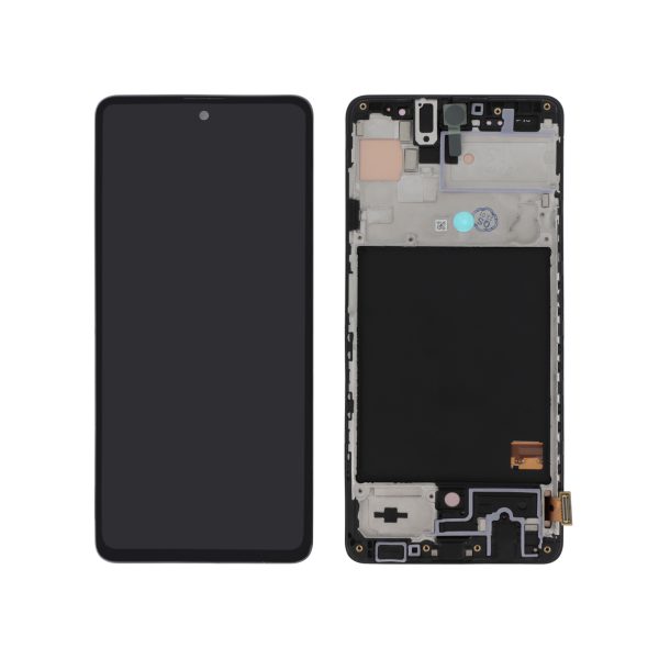 Ecrã OLED completo para Samsung Galaxy A51 (A515F) (Com Frame)