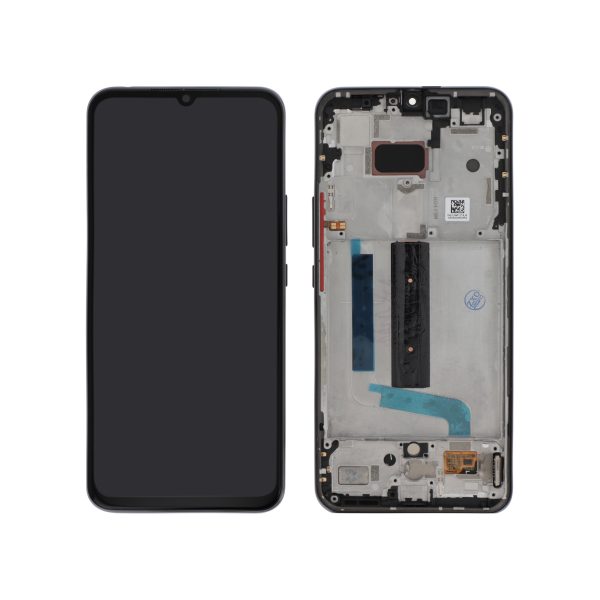 Ecrã Display Cinzento para Xiaomi Mi 10 Lite 5G (Com Frame) - OEM ReLife