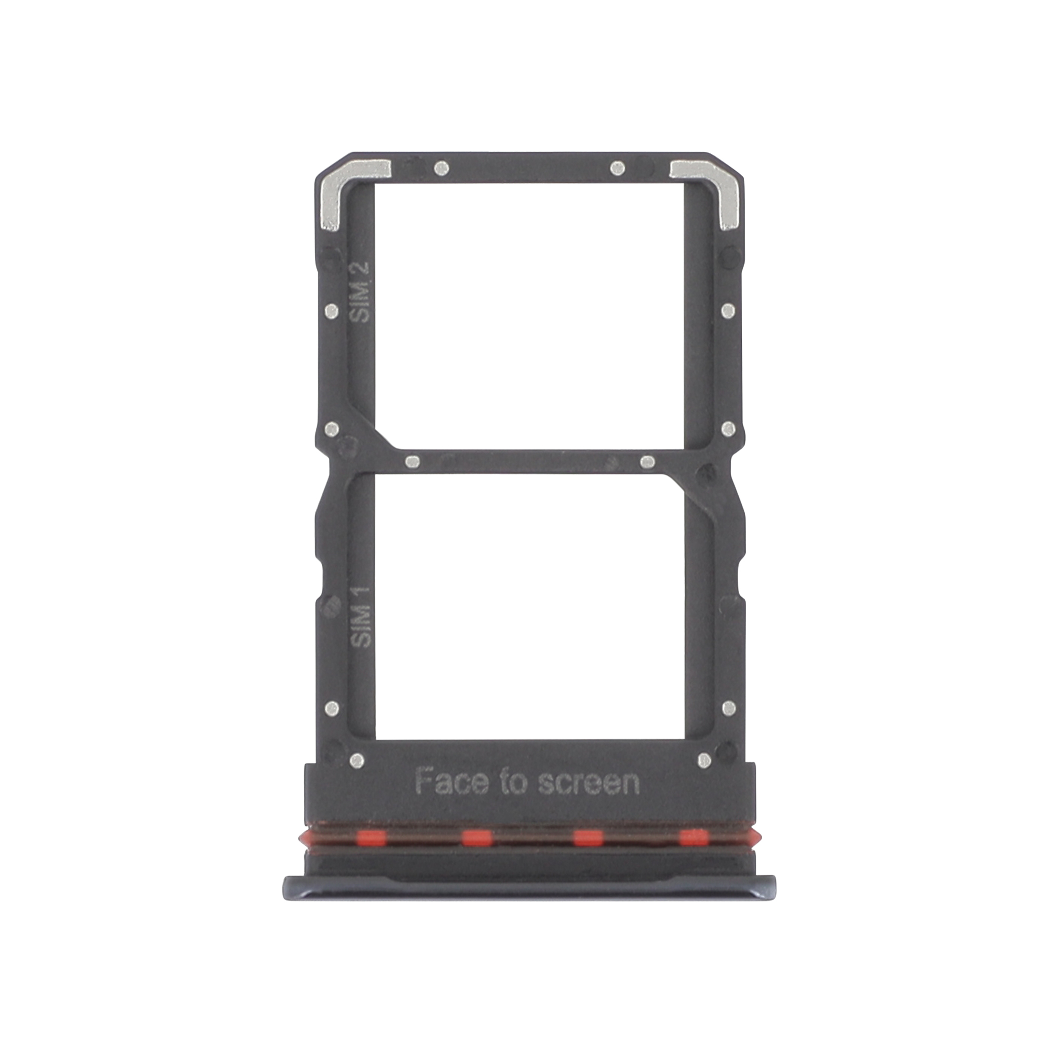 3701344080983-0000 Gaveta cartão SIM para Xiaomi Mi 10 Lite 5G - Preto - Image 1