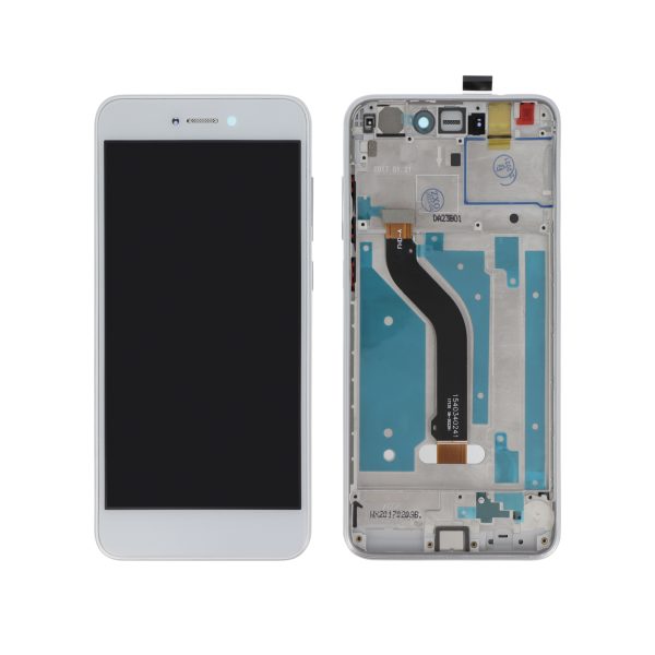 Ecrã Display Branco para Huawei P8 Lite 2017 / Honor 8 Lite (Com Frame) - Compatível