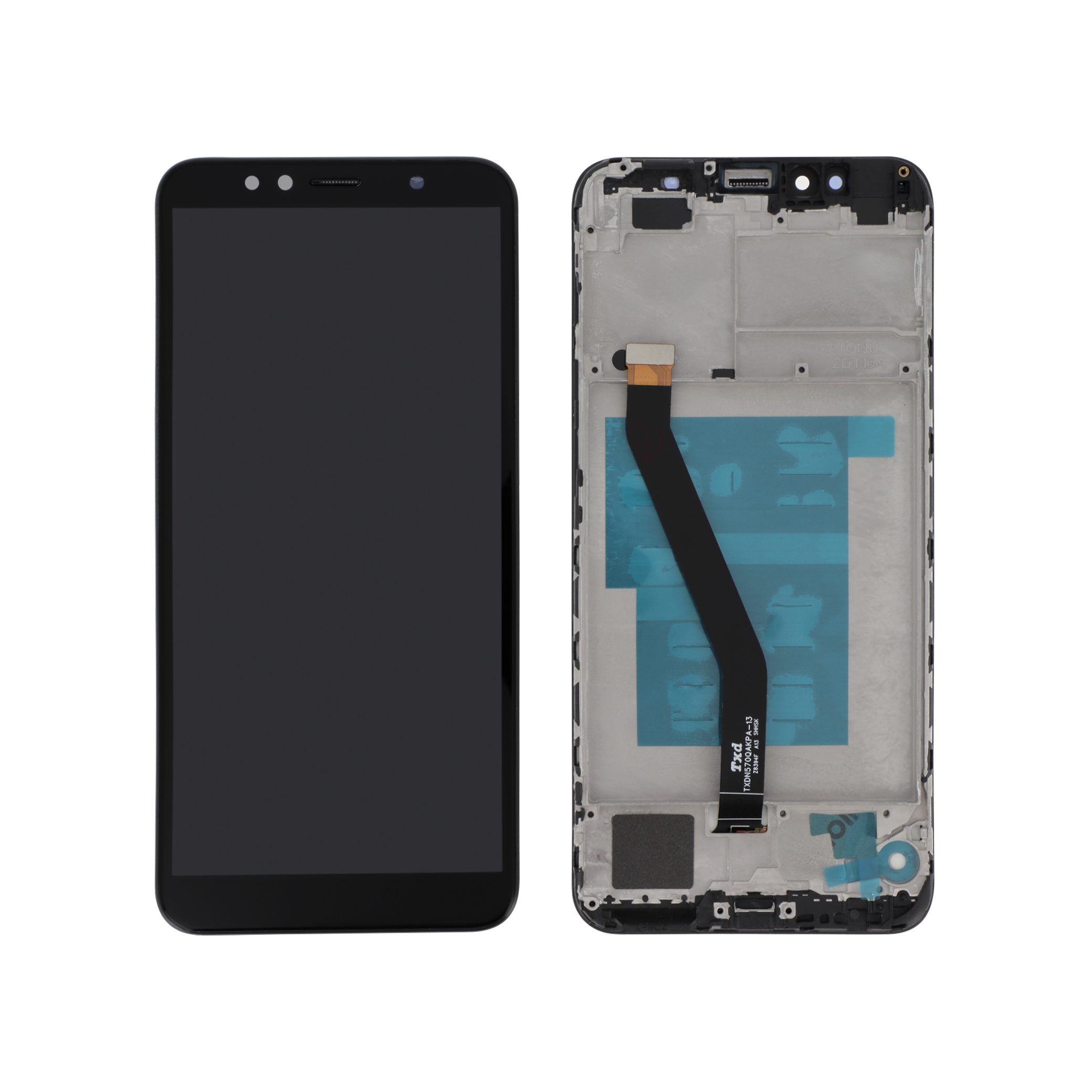 3701344089184-0000 Ecrã Display Preto para Huawei Y6 2018 (Com Frame) - Image 1