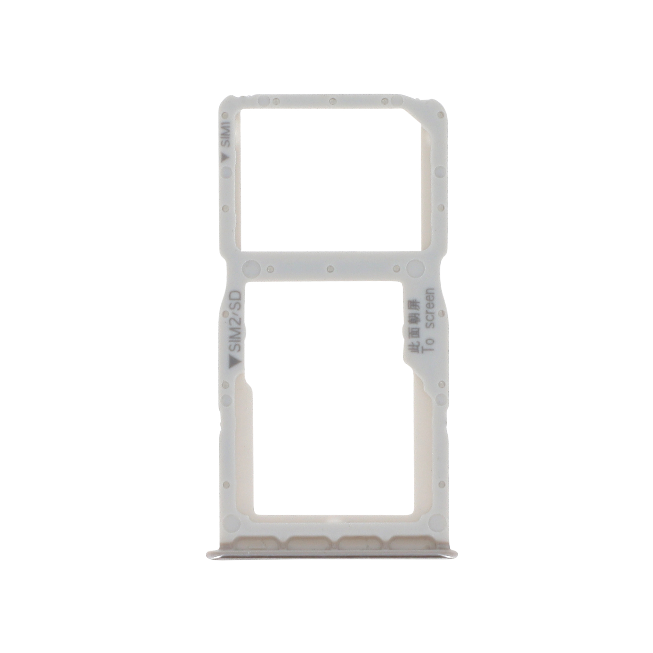 3701344095338-0000 Gaveta Cartão SIM prateada para Huawei P30 Lite - Image 1