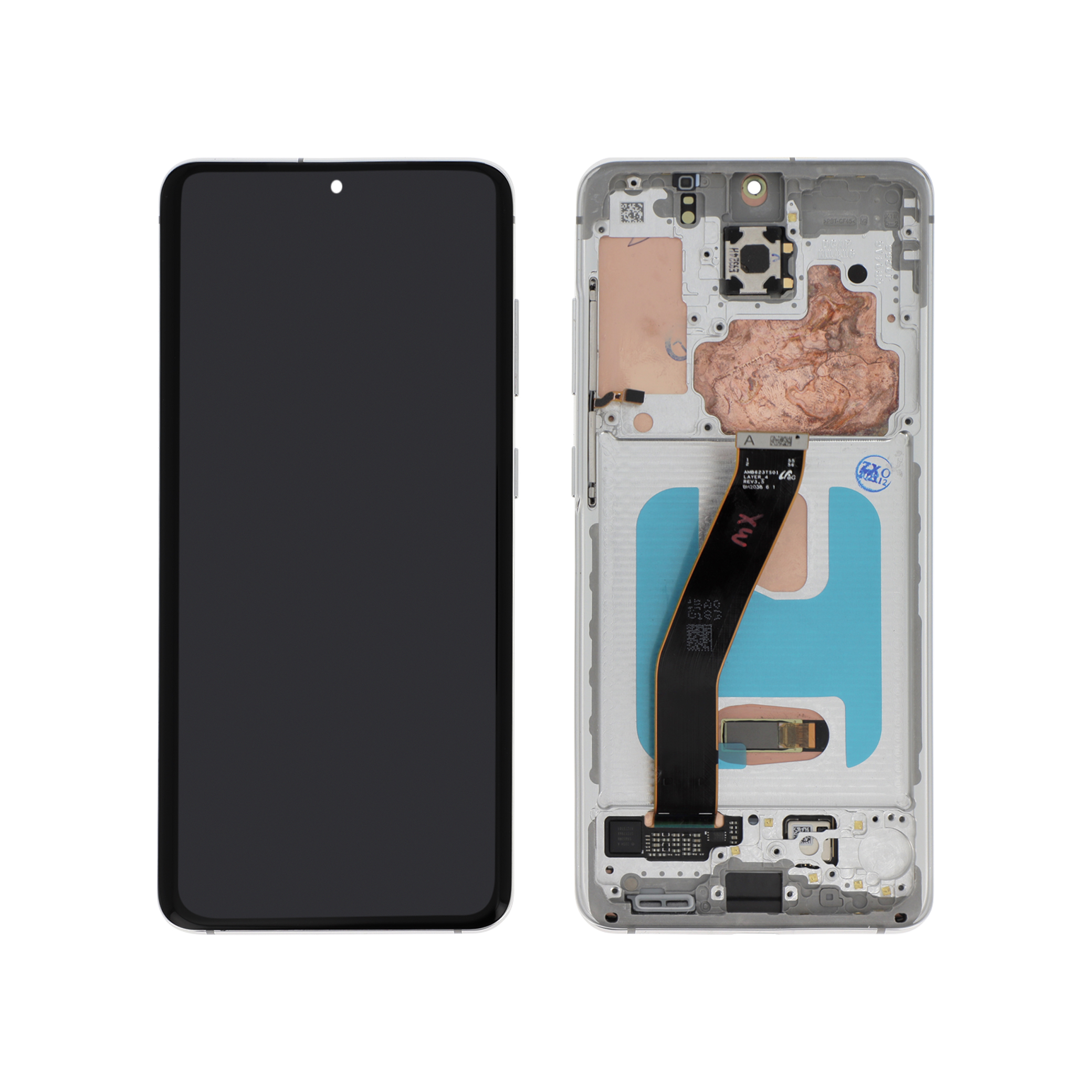 3701569300675-0000_1 Ecrã Display Branco para Samsung Galaxy S20 (G980F) - OEM ReLife - Image 1