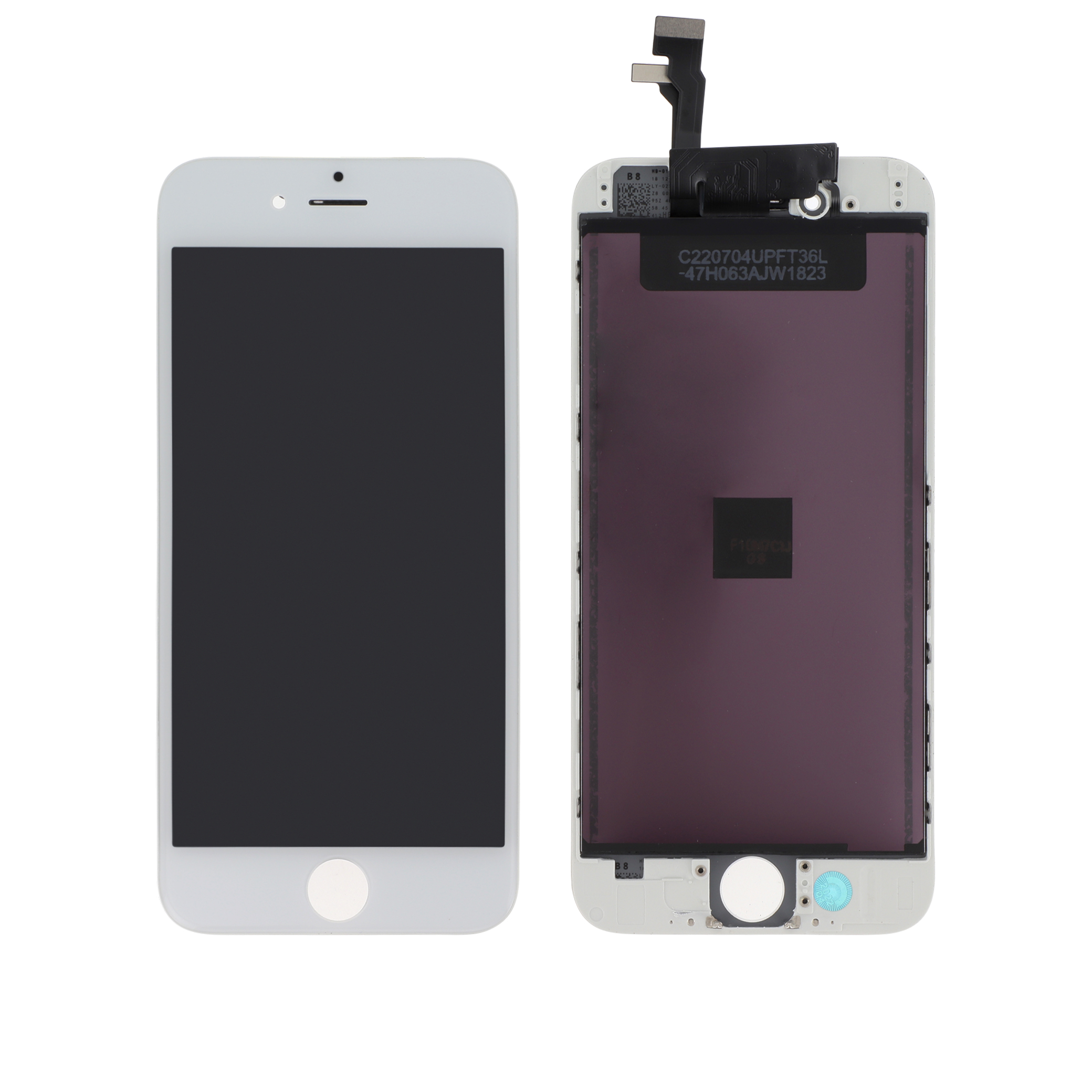 3701569302174-0000 Ecrã Display Branco para iPhone 6 - Image 1
