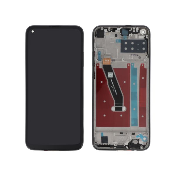 Ecrã Display Preto para Huawei P40 Lite E (Com Frame)