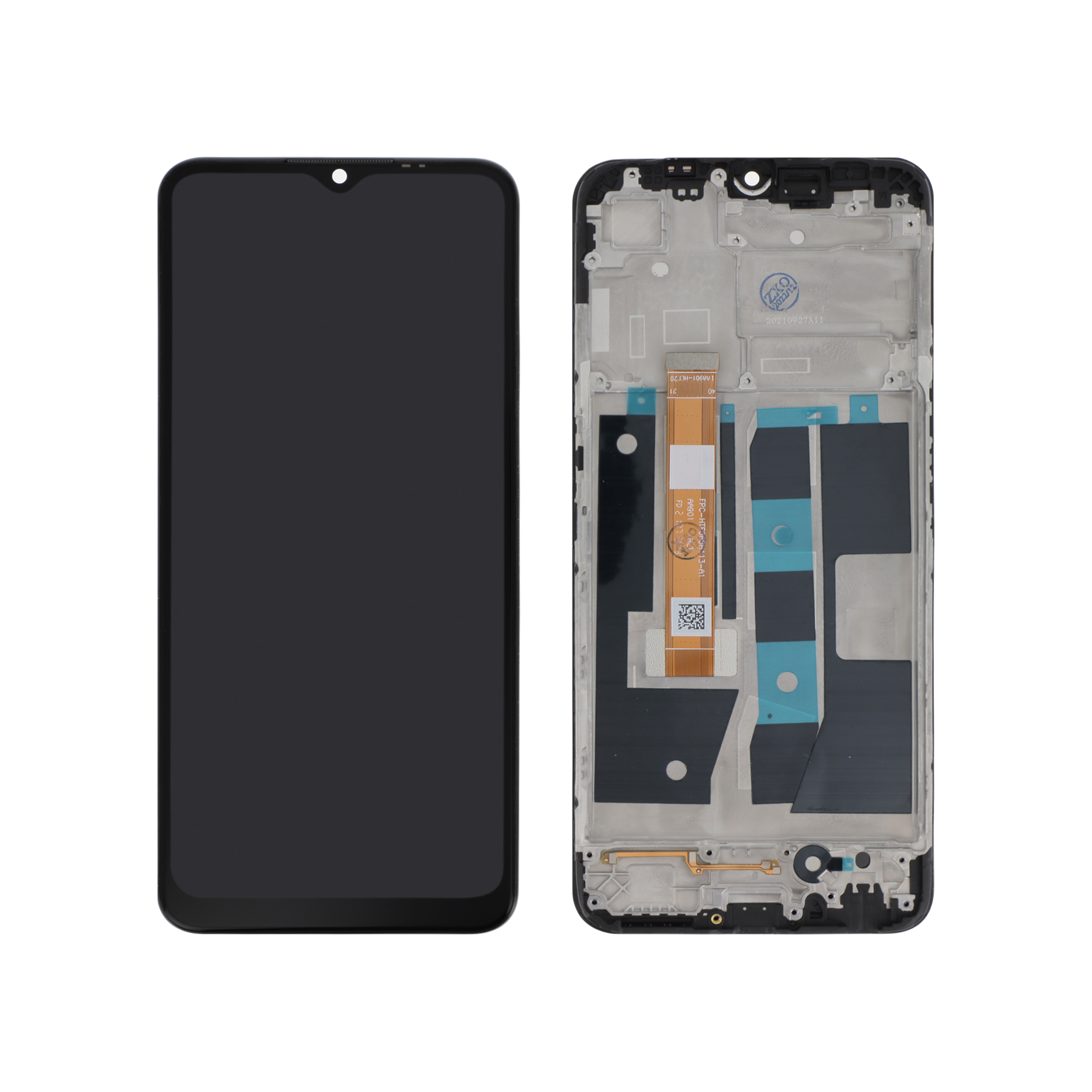 3701569308206-0000 Ecrã Display Preto para Oppo A54S (Com Frame) - Image 1