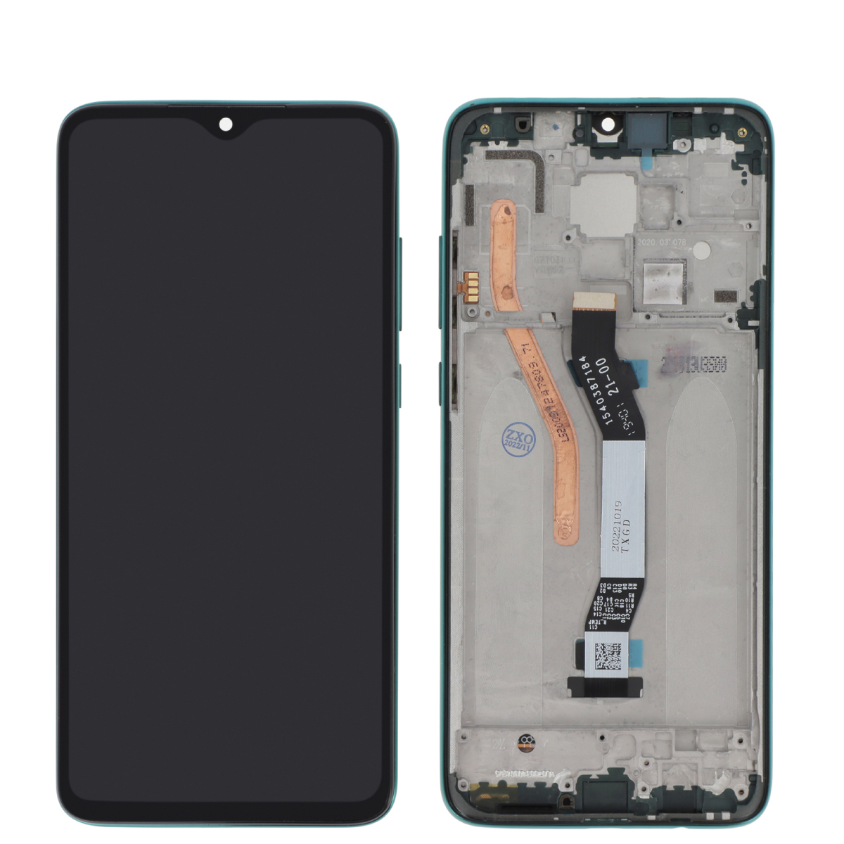 3701569308268 Ecrã Display Verde para Xiaomi Redmi Note 8 Pro (Com Frame) - Image 1