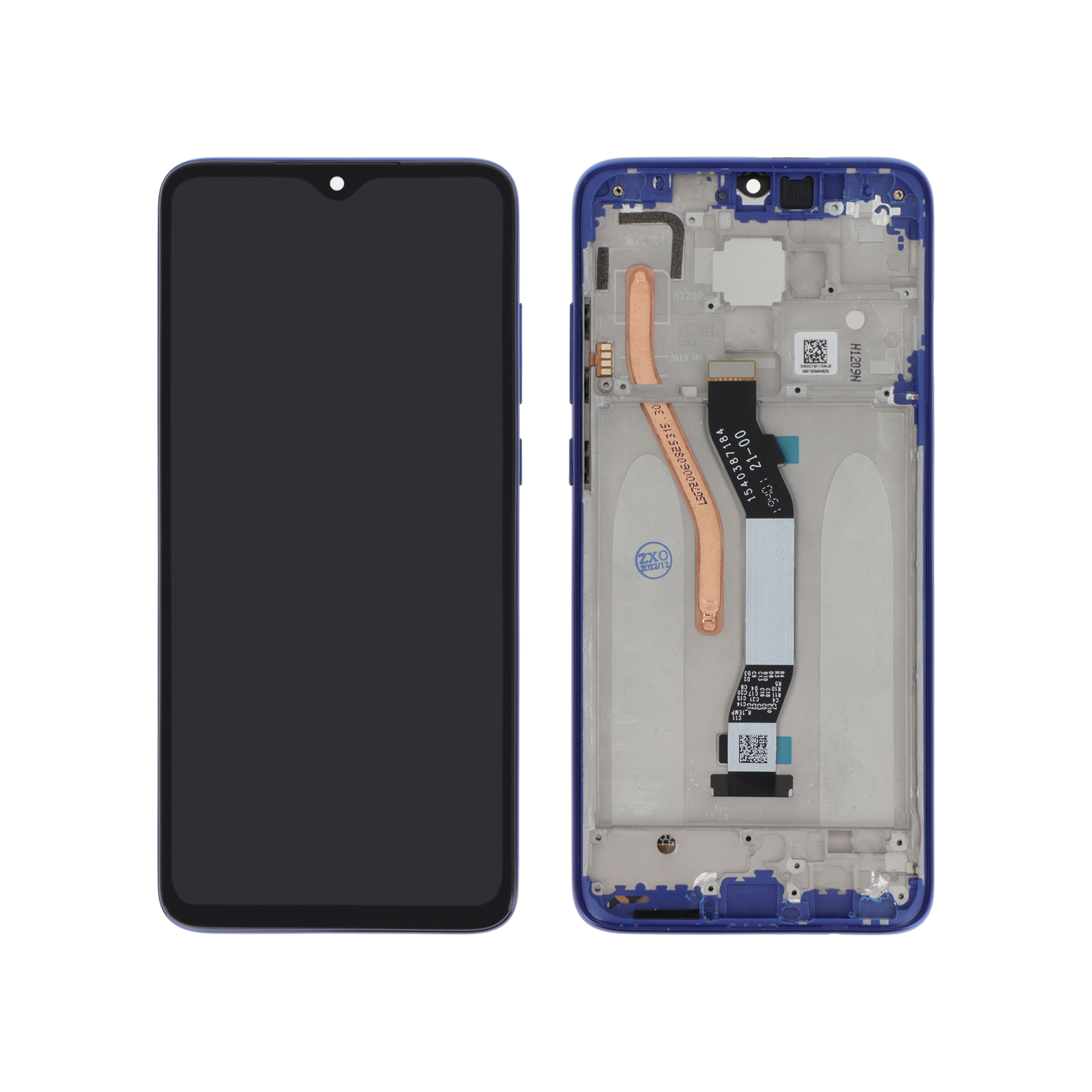 3701569308282-0000 Ecrã Display Azul para Xiaomi Redmi Note 8 Pro (Com Frame) - Image 1