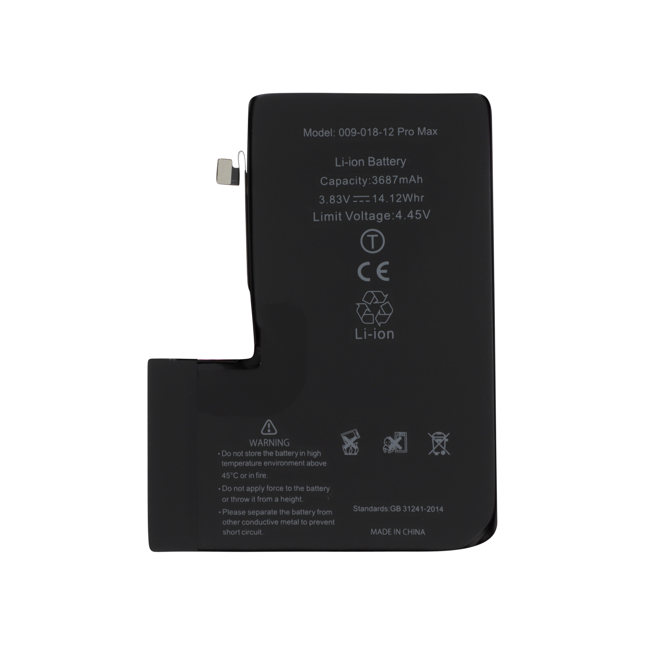 3701569312685-0000 Bateria para iPhone 12 Pro Max - Image 1