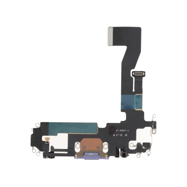Flex do Conector de Carga Roxo para iPhone 12 - OEM ReLife