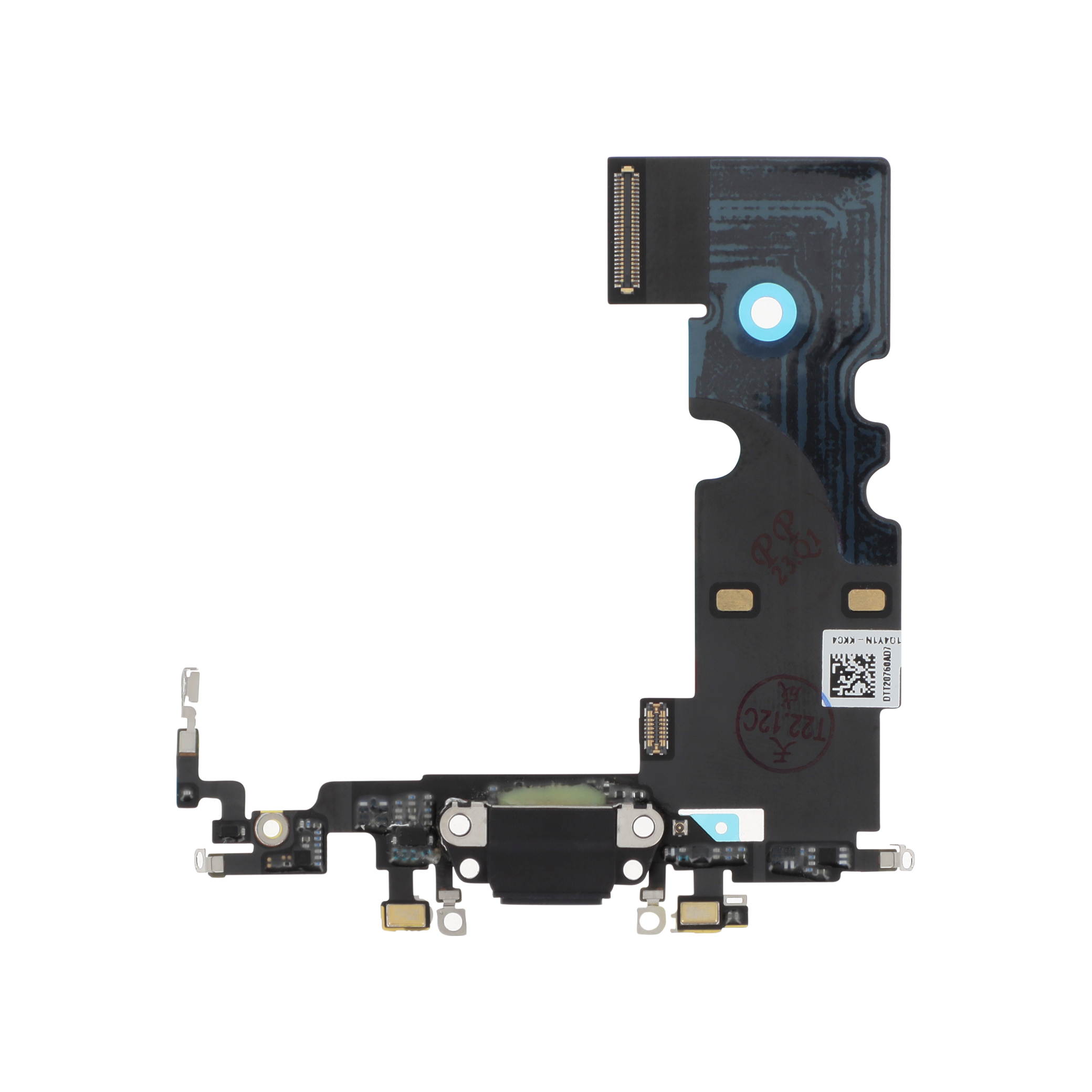 3701569318120-0000 Flex do Conector de Carga para iPhone SE (2.ª gén) Preto - OEM ReLife - Image 1