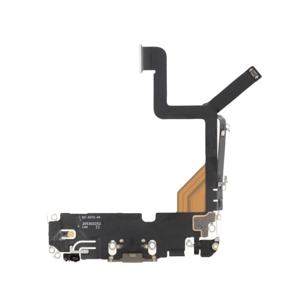 Flex do Conector de Carga para iPhone 14 Pro Dourado - OEM ReLife